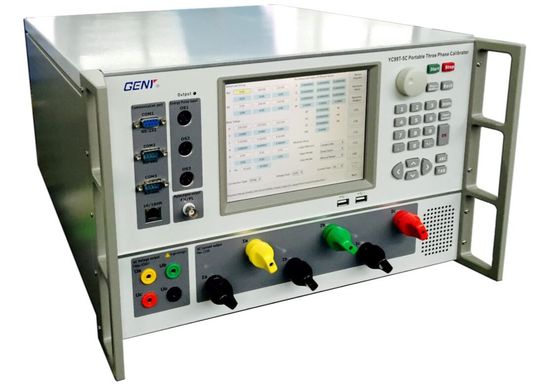 قیمت خوب تجهیزات آزمایش متر قابل حمل پولی فاز YC99T-5c کالیبراسیون متر الکتریکی 0-600V آنلاین